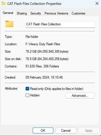 CAT Flash Files Collection