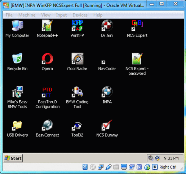 BMW INPA, NCS Expert, WinKFP and more
