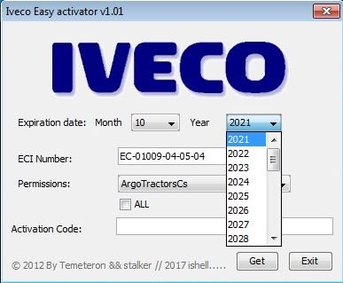 Iveco Easy Activator v1.01 Till Year 2100